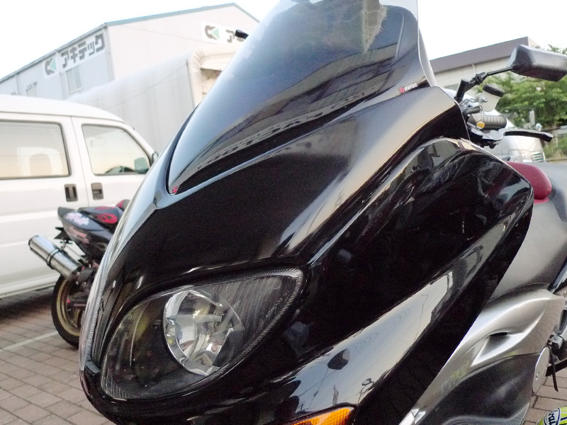 バイクカスタムチューニング R5 FACTORY / TMAX フロントマスク(TYPE6)FRP